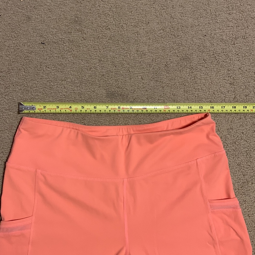 2 pair Cato Coral Bike Shorts - 1 large and 1 xl plus a 14/16w top to match - Picture 2 of 7